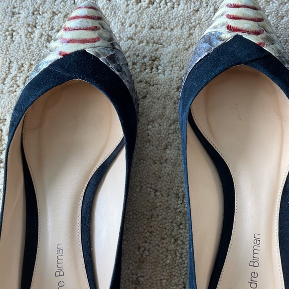 Designer Genuine Python and suede flats. Very clean. Like new . - Picture 4 of 7